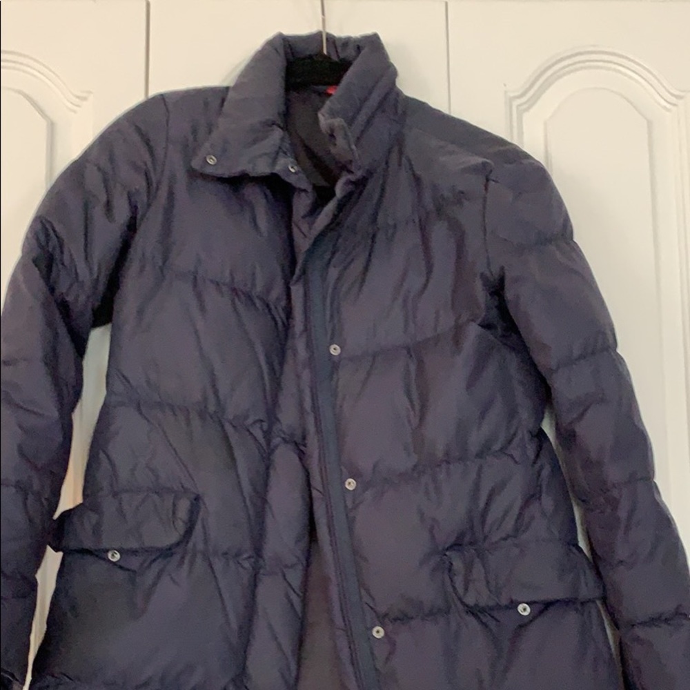 Uniqlo X INES DE LA FRESSANGE Navy Puff Coat